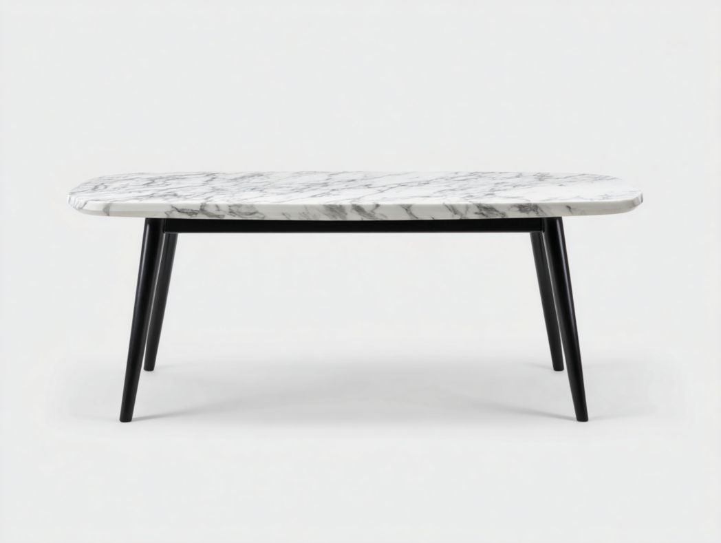 Kaffeetisch aus Marmor für Wohnzimmer aus hochwertigem Material-120 x 60 x 45
