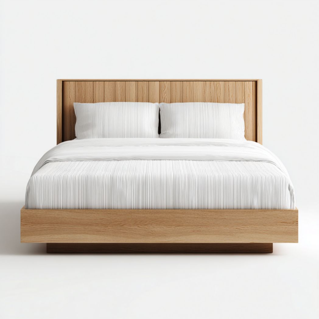 Schlafzimmerbett aus Holz für den privaten Bereich 200 x 160 x 90