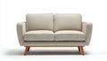Zweisitzer-Sofa für Wohnräume aus Stoff-150 x 80 x 70